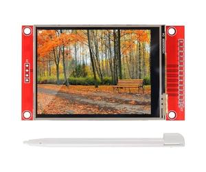 ISTOVO Panel TáCtil con Pantalla LCD TFT SPI ILI9341 de 2,8 Pulgadas, Pantalla TáCtil LCD TFT de 320X240, MóDulo de Pantalla STM32 de 5V/3,3V con LáPiz TáCtil