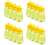 ISTOVO Paquete de 16 Trampas Reutilizables para Moscas, Trampas para Moscas de la Fruta Fly Catcher Outdoor