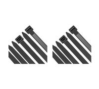 ISTOVO Paquete de 200 Bridas para Cables de Servicio Pesado de 12 Pulgadas, Bridas de PláStico Resistente de 7,6 mm con Resistencia una la TraccióN de 70 Kg, Resistente una los Rayos UV