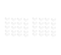 ISTOVO Paquete de 40 Protectores de Esquinas Protectores de Esquinas Transparentes Evitan Lesiones en la Cabeza de los NiñOs Mesas, Muebles y Esquinas Afiladas (en Forma de L)