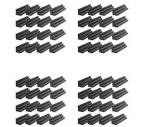 ISTOVO Paquete de 64 Paneles de Espuma AcúStica, Bloque de Esquina de Trampa de Graves AcúSticos, Espuma Absorbente de Sonido para Estudio, Hogar o Teatro