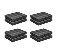 ISTOVO Paquete de 8 Láminas de Espuma de Poliuretano Insertos Espuma de 16 X 12 X 2 Pulgadas para Estuches - Almohadillas Espuma Embalaje para Almacenamiento Cámaras en Cajas Herramientas