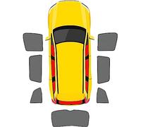 ISTOVO Parasol Coche para BMW 5 Series E60 2003-2010, Protección UV Parasol Coche Infantil Lateral, Accesorios Coche,E-7pcs-wholecar