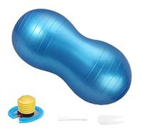ISTOVO Pelota de Yoga Inflable de PVC Grueso con Forma de Cacahuete para Mujeres, Fitness, Belleza, Entrenamiento, Recuperación Posparto, Equipo de Ejercicio.