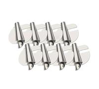 ISTOVO Pie para Dobladillo Enrollado de Costura Universal de 8 Piezas, Prensatelas para Dobladillo Enrollado de 3-10 mm, Prensatelas para Dobladillo Enrollado para MáQuina de Coser