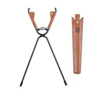ISTOVO Pinzas para Chimenea Al Aire Libre con Cubierta de Manejar de Sintético, Pinzas para Fogatas de Camping Resistentes Al Óxido y Al de Acero Al Carbono