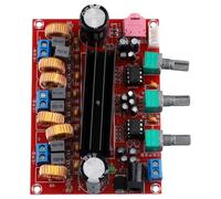 ISTOVO Placa Amplificadora de Audio XH-M139 2x50W + 100W Módulos Amplificadores de 2.1 Canales DC 12-24V para de Audio Altavoces DIY