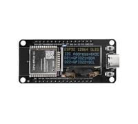 ISTOVO Placa de Desarrollo ESP-WROOM-32D WiFi Bluetooth CH340 con Pantalla OLED de 0,96 Pulgadas, Pantalla Amarilla y, Tipo C