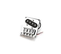 ISTOVO Puente de guitarra bajo de 4 cuerdas con vintage para piezas de repuesto de guitarra de caja de cigarros