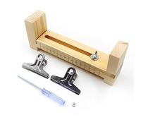 ISTOVO Soporte para Hacer Pulseras En Forma de U, Fabricante de Pulseras, de Madera, Kit de Herramientas de Manualidades para Trenzar Pulseras B