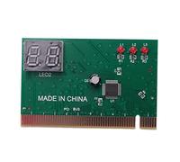 ISTOVO Tarjeta de Prueba de Falla de Placa Base Pci de 2 bits Tarjeta de DeteccióN de Computadora de Escritorio Tarjeta de DeteccióN de Placa Base Pci Pantalla de DiagnóStico