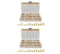 ISTOVO Tuercas de InsercióN Roscadas de LatóN 660 Piezas M2 M3 M5 Tuerca Moleteada de Rosca Hembra Tuerca de InsercióN para ImpresióN 3D Piezas