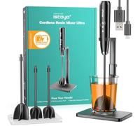 ISTOYO Mezclador de Resina Ultra Recargable de Control de 3 Velocidades Mejorado con Modo AI para Resina Epoxi y Moldes de Silicona