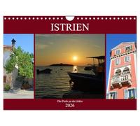 Istrien - Die Perle an der Adria (Wandkalender 2026 DIN A4 quer), CALVENDO Monatskalender: Erleben Sie die kroatische Halbinsel Istrien