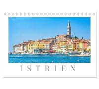 Istrien - Piran ¿ Novigrad ¿ Rovinj ¿ Pula (Tischkalender 2026 DIN A5 quer), CALVENDO Monatskalender: Impressionen des kroatischen und slowenischen Teiles Istriens.