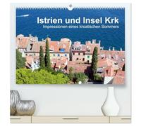 Istrien und Insel Krk - Impressionen eines kroatischen Sommers (hochwertiger Premium Wandkalender 2026 DIN A2 quer), Kunstdruck in Hochglanz: Auf der ... meine Reise an diese interessanten Plätze.