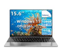 iSTYLE - Ordenador portátil de 15 Pulgadas, Windows 11 Pro, Office 365, 16 GB RAM 256 GB SSD Notebook Laptop, DDR4 Intel Quad-Core, PC Portátil WiFi, HDMI, Teclado retroiluminado (QWERTY)