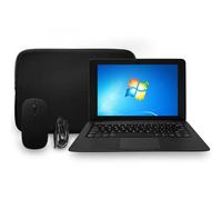 iSTYLE - Ordenador portátil Mini portátil, 2 GB RAM 64 GB Storage, Quad Core CPU, USB 3.0, WiFi, HDMI, BT, soporta 1T TF-Card Ordenador portátil Netbook(Color Rosa y Teclado inglés)