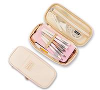iSuperb Estuche Escolar Telescópico Bolsa para Lapices Estudiante Plumier Colegio Color Sólido Gran Capacidad Teen Pencil Cases (Rosado2)