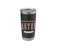 ISV Cicada Swim Team Funny Subnautical Diving Design Vaso térmico de acero inoxidable de doble pared