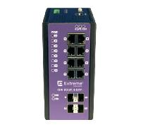 Extreme Networks ExtremeSwitching Industrial Ethernet Switches ISW 8GBP,4-SFP - Conmutador - Gestionado - 8 x 10/100/1000 (PoE+) + 4 x SFP - Montaje en carril DIN, Montaje en pared - PoE+ (240 W)