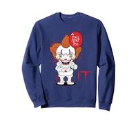 It (2017) You'Ll Float Too Sudadera, Unisex para Adultos, Azul Marino, M