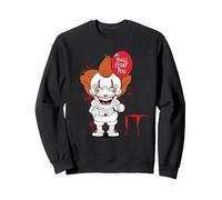 It (2017) You'Ll Float Too Sudadera, Unisex para Adultos, Negro, XL