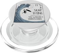 It’ A Surf Thing! Big Wave Surfing Irony Understatement Fun PopSockets PopGrip para MagSafe