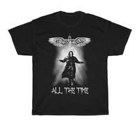 It Can't Rain All The Time Design Inspired In The 90S Movie The Crow Unisex 100% Cotton Short-Sleeve T-Shirts Black XXL