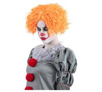 It Chapter Dos Peluca Mujer de Payaso Jengibre Ondulado Corto Disfraz Halloween