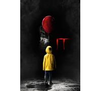 IT Chapter One Stephen King 1 A1 Poster on Canvas - Póster de arte de película en varios tamaños para ideas de sala de estar o dormitorio. Imágenes de películas de culto sin bordes Classic Iconic 70s