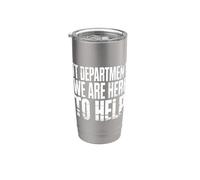 IT Department We Are Here To Help Programmer Jokes |- Vaso térmico de acero inoxidable de doble pared