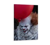 It Horror Movie Poster Scary Poster of Pennywise Kunstwerk Wandart Paint, Paint, Leinwand Geschenk, Wohnzimmer, Printen, Schlafzimmer, Dekoration, Kunstwerke 40x60cm