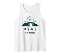 It is Finished - Hebrew Passover Easter Jesus Empty Tomb Camiseta sin Mangas