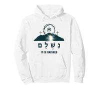 It is Finished - Hebrew Passover Easter Jesus Empty Tomb Sudadera con Capucha