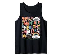 It Is Ok To Not Be Ok Butterfly Rainbow Salud Mental Camiseta sin Mangas