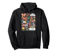 It Is Ok To Not Be Ok Butterfly Rainbow Salud Mental Sudadera con Capucha