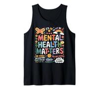 It Is Ok To Not Be Ok Mariposa Arcoiris Apoyo Salud Mental Camiseta sin Mangas