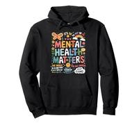 It Is Ok To Not Be Ok Mariposa Arcoiris Apoyo Salud Mental Sudadera con Capucha