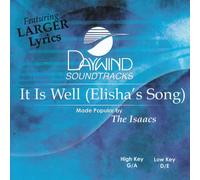 It Is Well (Elisha's Song) [Accompaniment/Performance Track]