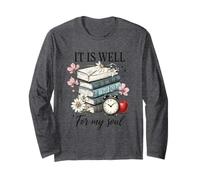 It Is Well For My Soul Libro Pila Flores Manga Larga