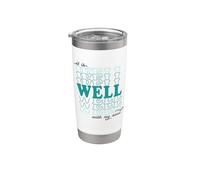 It Is Well With My Soul Christian Diseño apilado moderno Vaso térmico de acero inoxidable de doble pared