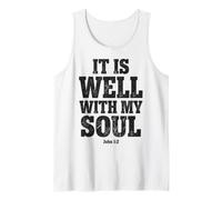 It Is Well with My Soul John 1 2 Versículo de la Biblia Camiseta sin Mangas