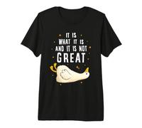 It is What it is and it is Not Great Funny Silly Goose Meme Camiseta Premium
