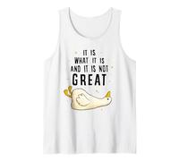 It is What it is and it is Not Great Funny Silly Goose Meme Camiseta sin Mangas