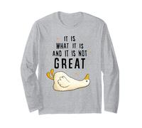 It is What it is and it is Not Great Funny Silly Goose Meme Manga Larga