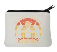 It Just A Bunch of Hocus Pocus Witch Graphic - Monedero de neopreno (10 x 11 cm), color blanco, White, Talla única