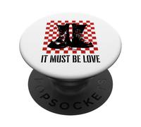 It Must Be Love 2 Tone Ska Music Checkerboard PopSockets PopGrip Adhesivo