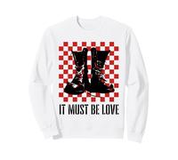 It Must Be Love 2 Tone Ska Music Checkerboard Sudadera