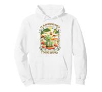 It s A Good Day Frog Mushroom Retro Sudadera con Capucha